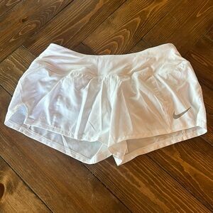 White Athletic small Nike shorts